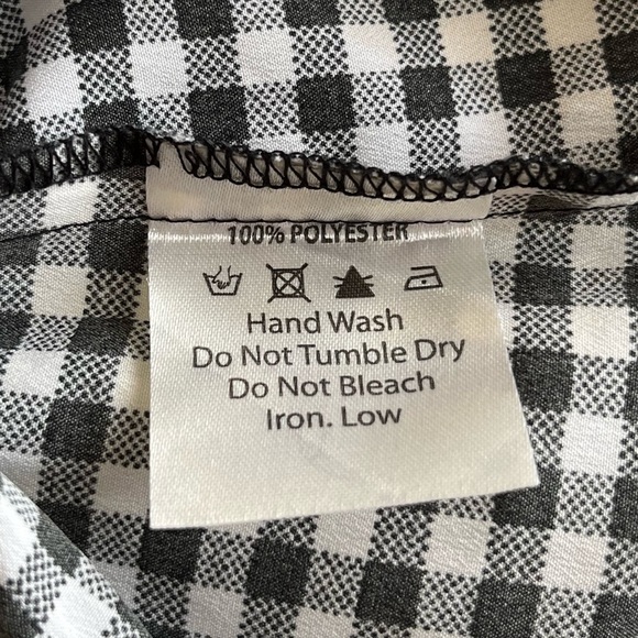 Ax PARIS curve Plus Gingham High Neck Dress size 22 - Picture 10 of 10